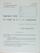 Photo 3 : " Cours par correspondance des officiers de reserve de cavalerie " - Ecole d'application de l'armée blindée cavalerie - Lot de cahiers - 1959 à 1961