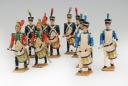 Photo 3 : FIGURINES CBG MIGNOT : LOT DE  24 TAMBOURS, Ancienne Monarchie - Premier Empire, fabrication XXème siècle. 30532
