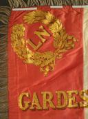 Photo 4 : Cavalry squadron standard of the National Guard of the city of Rouen, 1852 model, during the presidency of Louis Napoléon. Inventory number 32284.