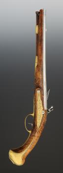 Photo 4 : PISTOLET D'ARÇON D'OFFICIER, Ancienne Monarchie règne de Louis XV, vers 1740. 34643