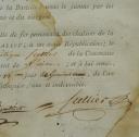 Photo 5 : REPUBLICAN OATH AND IRON MEDAL FROM THE CHAINS OF THE BASTILLE, AWARDED BY CITIZEN PALLOY, Revolution. 26077