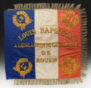 Photo 5 : Cavalry squadron standard of the National Guard of the city of Rouen, 1852 model, during the presidency of Louis Napoléon. Inventory number 32284.
