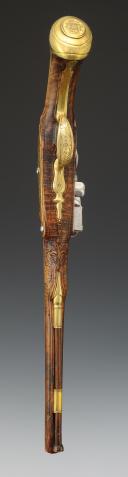 Photo 5 : PISTOLET D'ARÇON D'OFFICIER, Ancienne Monarchie règne de Louis XV, vers 1740. 34643