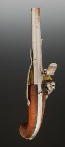 Photo 6 : PISTOLET DE CAVALERIE, modèle 1777 dit « à coffre », premier type, Ancienne Monarchie. 30130