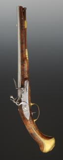 Photo 6 : OFFICER'S FLINTLOCK PISTOL, Former Monarchy, reign of Louis XV, circa 1740. 34643.