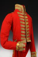 HABIT DE GRANDE TENUE DE LA 1ère COMPAGNIE DES MOUSQUETAIRES DE LA MAISON MILITAIRE DU ROI (Mousquetaires Gris), modèle 1814, Première Restauration. 30035