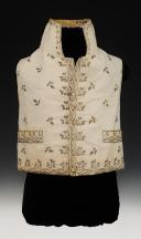 GILET BLANC BRODÉ ARGENT, Consulat. 32221
