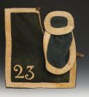 CHAPERON ET HOUSSE-CROUPELIN DU 23e régiment DE DRAGONS, règlement de l'An X, Premier Empire (jusqu'en 1812). 31122