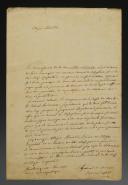 40ème Régiment d'Infanterie. LETTRE AUTOGRAPHE SIGNÉE  DE PREZ DE CRASSIER, commandant en chef l'Armée du Rhin, adressée au Ministre de la Guerre, Strasbourg 11 mars 1793. 18915-20