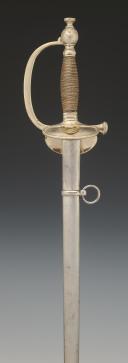 ÉPÉE DE SOUS-OFFICIER RENGAGÉ DE CHASSEURS À PIED modèle 1887, Troisième République. 29593-1