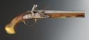 PISTOLET D'ARÇON D'OFFICIER, Ancienne Monarchie, règne de Louis XV, vers 1740. 34644