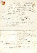 Photo 2 : DOSSIER DU SERGENT MAJOR JEAN BAPTISTE GRAPIN, 1ère Légion de réserve. Documents de 1806 à 1810.