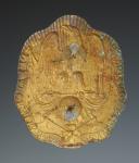 Photo 2 : PLAQUE DE CASQUE DE SAPEURS-POMPIERS DE LA VILLE DE MARCHAINVILLE, type 1852, Second Empire. 25375-24