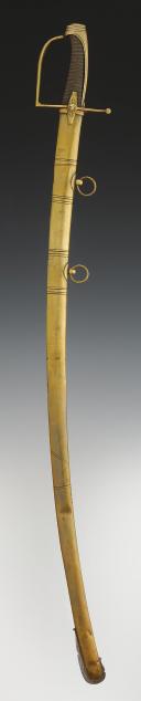 Photo 2 : SABRE D'OFFICIER DE HUSSARDS, Directoire - Premier Empire. 33804