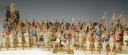 Photo 2 : FRENCH ARMY UNDER LOUIS XVI: STRASBOURG SOLDIERS, Gouache-painted cardboard figurines, Old Monarchy. 33764