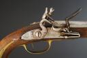 Photo 2 : PISTOLET D'ARÇON D'OFFICIER, Ancienne Monarchie, règne de Louis XV, vers 1740. 34644