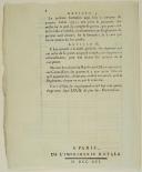 Photo 3 : RÈGLEMENT de formation des régimens d'Artillerie au grand complet. Du 20 septembre 1791. 4 pages