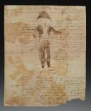 Photo 3 : ILLUSTRATED LETTER FROM CORPORAL MATHIEU LEMAIRE TO HIS MOTHER, Ambleteuse, 25 Thermidor in the first year of the Empire. 18880-23