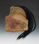 Photo 3 : CASQUE DE DRAGONS TROUPE, type 1762, provenant du Château de la Bourdonnaye (Morbihan), Ancienne Monarchie. 28453