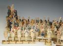 Photo 3 : FRENCH ARMY UNDER LOUIS XVI: STRASBOURG SOLDIERS, Gouache-painted cardboard figurines, Old Monarchy. 33764