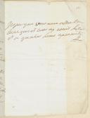 Photo 3 : Lettre manuscrite non datée