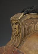Photo 4 : CASQUE DE DRAGONS TROUPE, type 1762, provenant du Château de la Bourdonnaye (Morbihan), Ancienne Monarchie. 28453