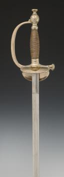 Photo 4 : RE-ENLISTED NON-COMMISSIONED OFFICER SWORD OF INFANTRY CHASSEURS MODEL 1887, Third Republic. 29593-1