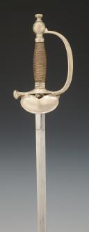 Photo 6 : RE-ENLISTED NON-COMMISSIONED OFFICER SWORD OF INFANTRY CHASSEURS MODEL 1887, Third Republic. 29593-1