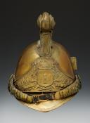 Photo 1 : HELMET OF FIREFIGHTERS OF THE CITY OF CERNAY, type 1855, modified 1872, Third Republic. 24248
