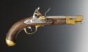 PISTOLET DE CAVALERIE, modèle An IX, de Saint-Étienne, Consulat. 30133