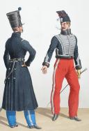 Photo 2 : 1830.Hussards. Officier (4e Régiment), Officier (6e Régiment).