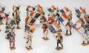 Photo 2 : CBG Mignot figurines: set of 29 flag bearers, Old Monarchy - First Empire, 20th-century production. 30534