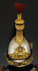 Photo 2 : HELMET AND CUIRASS OF CUIRASSIERS OF THE IMPERIAL GUARD, model 1854 modified 1871, Second Empire modified Third Republic. 27765/27766-1