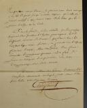Photo 2 : Armée de Sambre et Meuse. LE GÉNÉRAL DE DIVISION CHAMPIONNET ÉCRIT AU GÉNÉRAL DE DIVISION KLÉBER POUR LUI FAIRE PART D'UNE LETTRE REÇUE DU GÉNÉRAL KRAY, Coblentz, 21 pluviôse an 5 (8 février 1797). 18915-21