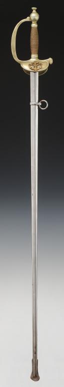 Photo 2 : RE-ENLISTED NON-COMMISSIONED OFFICER'S SWORD, MARINE INFANTRY, model 1887, Third Republic. 29591