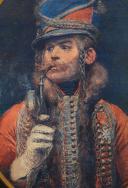 Photo 3 : PORTRAIT OF A HUSSAR OF THE 4TH REGIMENT 1806, AFTER ÉDOUARD DETAILLE, First Empire, 20th century. 26668
