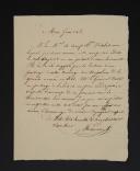 Photo 3 : AUTOGRAPH LETTER SIGNED NICOLAS (J.B. Baron) Paris, January 27, 1825, ADDRESSED TO LIEUTENANT MAUMET FOR MR. GENERAL COUNT DE SÉGUR, author of "History of the Grand Army in Russia."