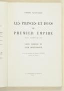 Photo 3 : Joseph VALYNSEELE. Les princes et ducs du Premier Empire, non maréchaux.
