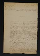 Photo 4 : AUTOGRAPH LETTER SIGNED NICOLAS (J.B. Baron) Paris, January 27, 1825, ADDRESSED TO LIEUTENANT MAUMET FOR MR. GENERAL COUNT DE SÉGUR, author of "History of the Grand Army in Russia."