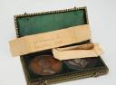 Photo 5 : BOX CONTAINING TWO COMMEMORATIVE MEDALS OF THE DUKE AND DUCHESS OF ANGOULÊME AND THE DAUPHINE, Restoration period. 29837