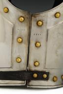 Photo 5 : HELMET AND CUIRASS OF CUIRASSIERS OF THE IMPERIAL GUARD, model 1854 modified 1871, Second Empire modified Third Republic. 27765/27766-1