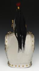Photo 6 : HELMET AND CUIRASS OF CUIRASSIERS OF THE IMPERIAL GUARD, model 1854 modified 1871, Second Empire modified Third Republic. 27765/27766-1