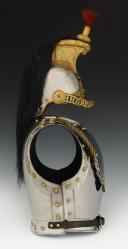 Photo 8 : HELMET AND CUIRASS OF CUIRASSIERS OF THE IMPERIAL GUARD, model 1854 modified 1871, Second Empire modified Third Republic. 27765/27766-1