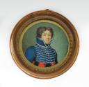 Photo 1 : OFFICER OF THE 1st HUSSARD REGIMENT, Consulate - First Empire: miniature portrait. 16834