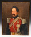 CAPITAINE DES LANCIERS DE LA GARDE ROYALE : Huile sur toile, Restauration. 29244