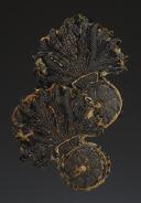 PAIRE DE GRENADES POUR RETROUSSIS D'HABIT D'OFFICIER, Premier Empire. 32846