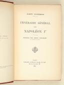 Photo 1 : SCHUERMANS. (A.). Itinéraire de Napoléon 1er.  
