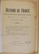 Photo 2 : PACHER (Jules) - " Histoire de France depuis les temps les plus reculés jusqu'à nos jours " - Pont-a-Mousson