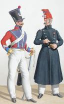 Photo 2 : 1830. Hussards. Maréchal des Logis, Adjudant-Ouvrier (4e Régiment).