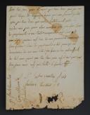 Photo 2 : LETTRE SIGNÉE HILAIRE TURBIL À SES PARENTS demeurant à Lanslevillard, Padoue le 22 juillet 1813. 18856-13